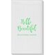 Hello Beautiful Linen Like Guest Towels Image 2 of 4